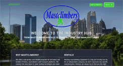 Desktop Screenshot of mastclimbers.com