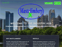 Tablet Screenshot of mastclimbers.com